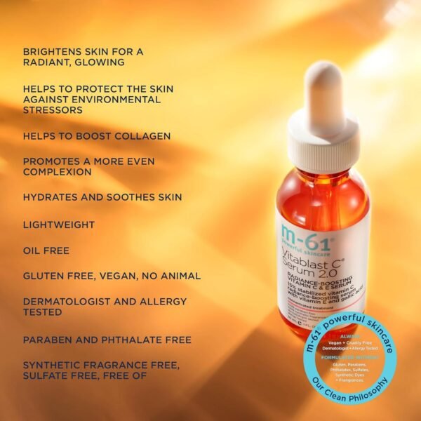 M-61 Vitablast C® Serum 2.0 - Radiance-boosting serum with 15% vitamin C, gallic & vitamin E - Image 5