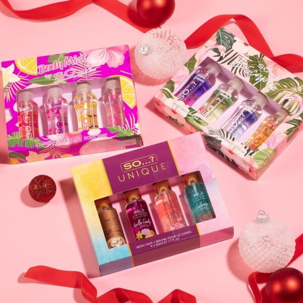 So…? Body Mist Set - Body Spray for Women - Cruelty Free, Vegan Perfumes for Women - 650 to 1000 Sprays - Travel Size Gift Set - 4 pcs - Image 9