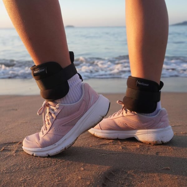 AceSpear Ankle Weights for Men Women Wrist Weights 2 * 1lb 2lbs 3lbs 4lbs 5lbs 6lbs Leg Weights Sandbags Kids Arm Hand Weights for Fitness Walking Running Gym - Image 7