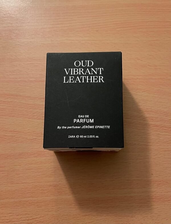Zara VIBRANT LEATHER OUD EDP 60 ML (2.03 FL. OZ) MEN'S WOODY EAU DE PARFUM/A WARM, ELEGANT AND LONG-LASTING FRAGRANCE - Image 2