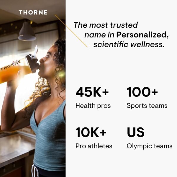 THORNE Creatine - Creatine Monohydrate, Amino Acid Powder - Support Muscles, Cellular Energy and Cognitive Function - Gluten-Free, Keto - NSF Certified for Sport - 16 Oz - 90 Servings - Image 6