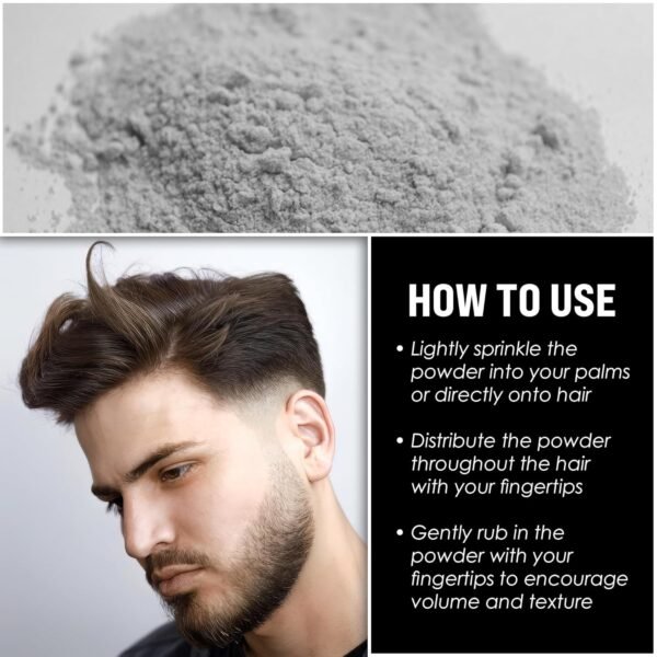L3 Level 3 Light Hold Styling Powder - Natural Matte Hairstyle - Texturizing and Volumizing - Image 9