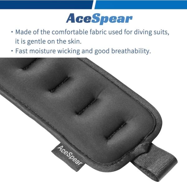 AceSpear Ankle Weights for Men Women Wrist Weights 2 * 1lb 2lbs 3lbs 4lbs 5lbs 6lbs Leg Weights Sandbags Kids Arm Hand Weights for Fitness Walking Running Gym - Image 5