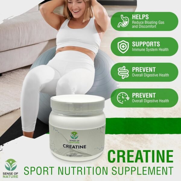 Creatine Monohydrate Powder 90 Servings - 5g (5000mg) of Micronized Creatine Powder per Serving, Creatine Pre Workout, Creatine for Building Muscle, Creatine Monohydrate 450g(1.0lbs) - Image 3