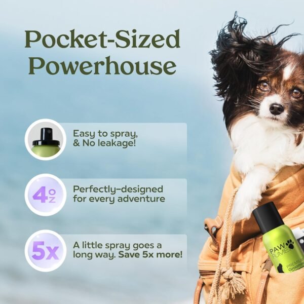 PAWFUME Premium Grooming Spray Dog Spray Deodorizer Perfume For Dogs - Dog Cologne Spray Long Lasting Dog Sprays - Dog Perfume Spray Long Lasting After Bath- Dog deodorizing Spray (Lavender) - Image 7
