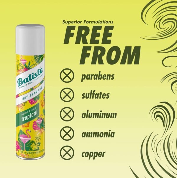 Batiste Dry Shampoo, Tropical Fragrance, 6.73 fl. oz. (Pack of 3) - Image 10