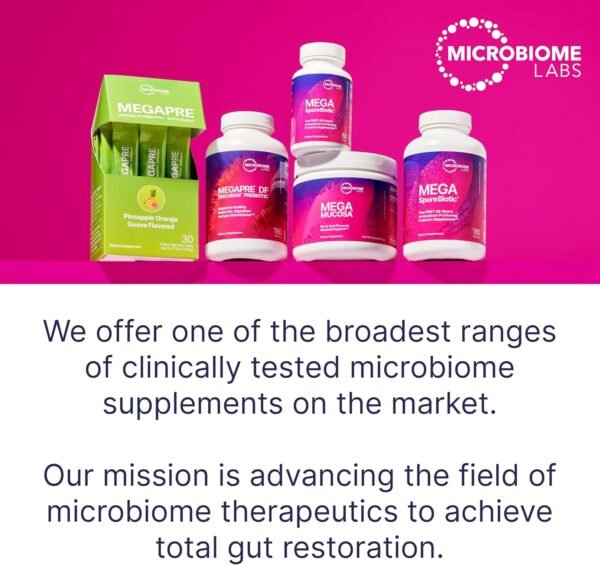 Microbiome Labs Spore Based Probiotic Gummies for Women, Men & Children - MegaSporeBiotic Gummies - 4 Bacillus Probiotics for Digestive Health & Microbiome Support - Berry Flavor (60 Gummies) - Image 10