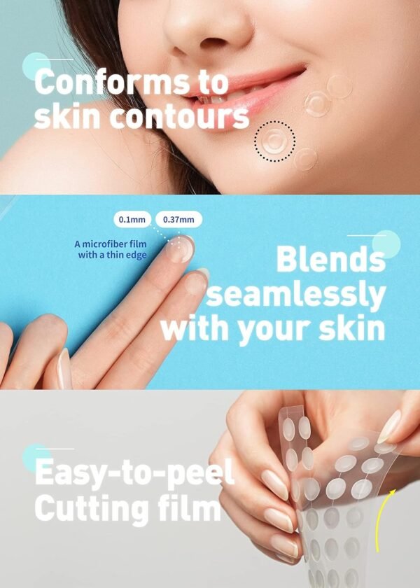 OLIVE YOUNG Care Plus Spot Patch 1 Pack | Hydrocolloid Acne Korean Spot Patch to Cover Zits, Pimples and Blemishes, for Troubled Skin and Face (102 Count - 10mm*72ea + 12mm*30ea) - Image 5