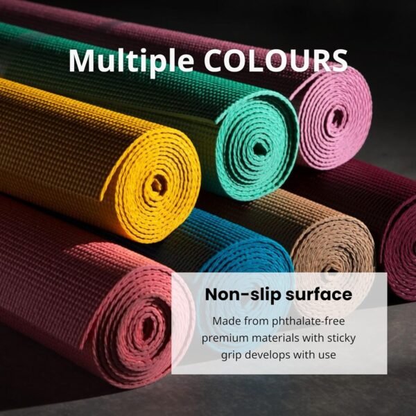 𝗘𝘃𝗲𝗿𝘆𝗱𝗮𝘆 𝗬𝗼𝗴𝗮 Deluxe Mat - Non Slip, Eco Friendly, Anti-Tear, 3-5mm Thickness for Yoga, Pilates & Floor Workouts - Image 6