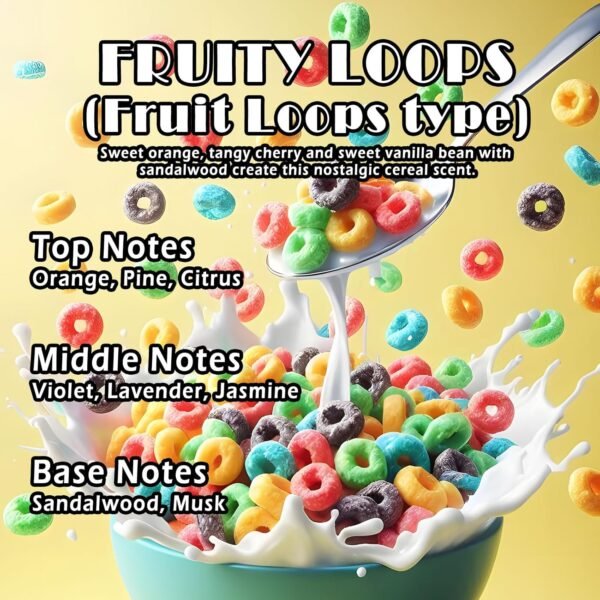 Car Air Freshener Hanging, Fruit Loops Fragrance Oil Air Diffuser for Car, Long Lasting Car Air Fresheners, Made in USA (2 Pack) - Image 3