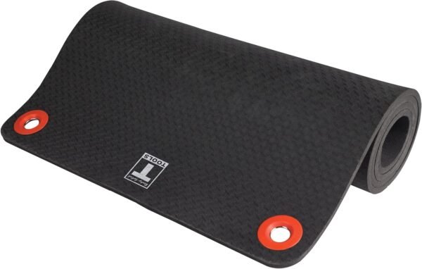 Body-Solid (BSTFM20) Hanging Exercise Mat - Thick Workout Mat for Home Gym, Ideal for Yoga, Exercise & Fitness, Extra Thick Foam for Comfort, Perfect for Home Workouts (71"x23"), Black - Image 2