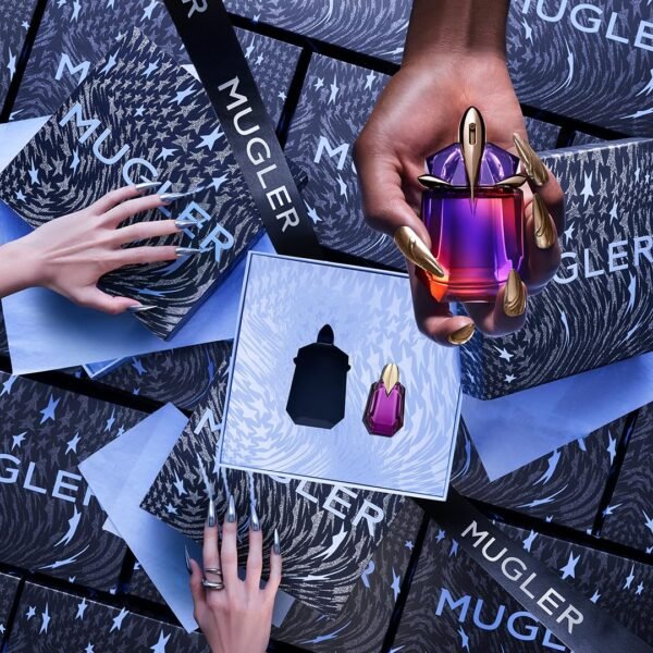Mugler Alien Hypersense - Eau de Parfum - Women's Fragrance Gift Set - Floral & Woody - Perfume Travel Set - 1 Fl Oz & 0.2 Fl Oz Travel Size - Image 5