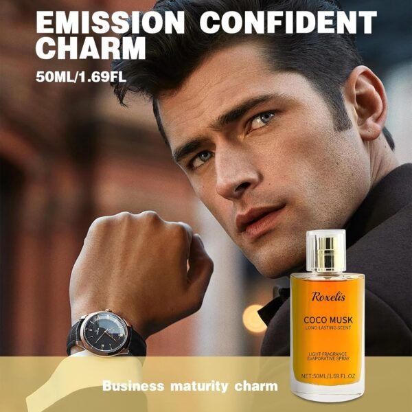 Coco Musk Perfume for Women and Men - Coco Musk Eau De Spray Perfume, Long-Lasting Scent Chocolate Musk Perfume, Cocoa Musk Perfume Cologne Fragrance Enhance Attraction & Confidence (50 ml/1.65 fl oz) - Image 4
