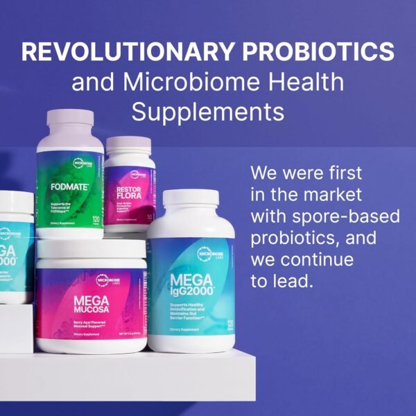Microbiome Labs Spore Based Probiotic Gummies for Women, Men & Children - MegaSporeBiotic Gummies - 4 Bacillus Probiotics for Digestive Health & Microbiome Support - Berry Flavor (60 Gummies) - Image 9