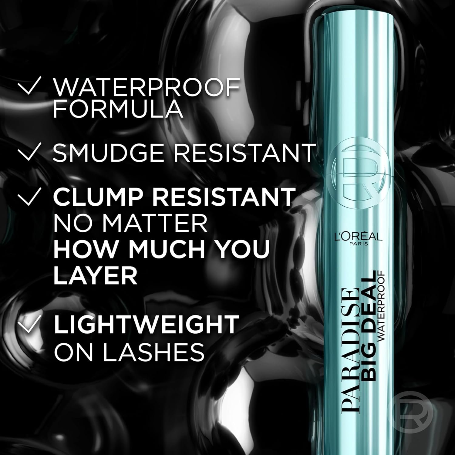 L'Oreal Paris Paradise Big Deal Waterproof Mascara, Volumizing and Lengthening Formula, Buildable, Clump Resistant, Black Mascara, 0.33 Fl Oz - Image 8