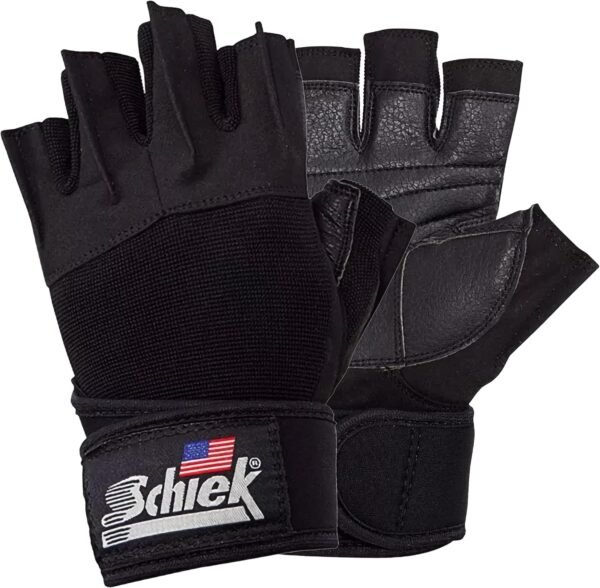 Schiek Sports 540 Platinum Lifting Gloves - Weightlifting Gloves for Women and Men - Wrist Wrap Non Slip Gloves - Image 2