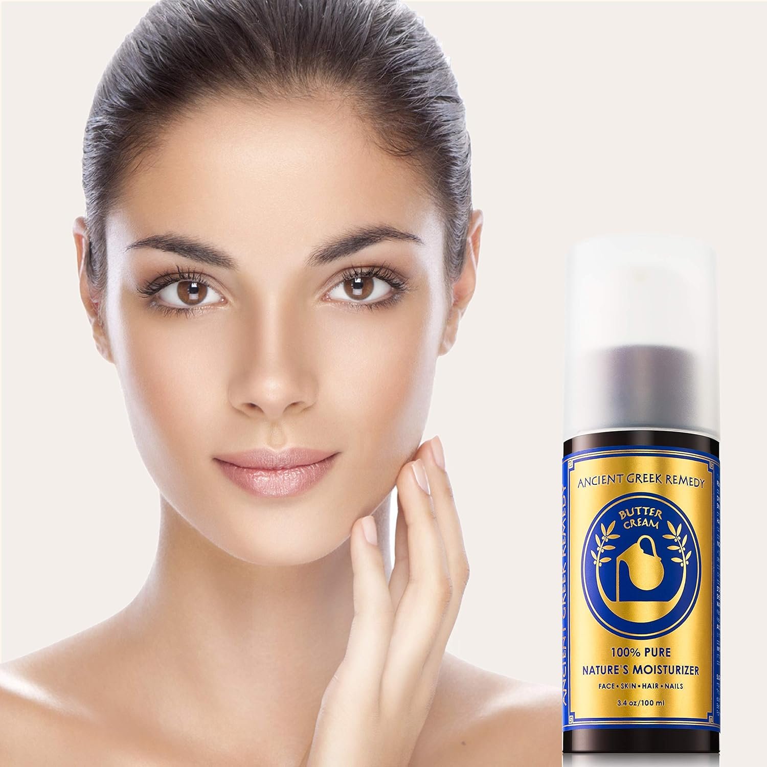 Organic Anti Aging Face and Body Butter Cream for Dry Skin, Hair, Hands, Cuticle, Nails. Made of Almond, Olive, Jojoba Vitamin E, Lavender oil. Day and Night Moisturizer for Women and Men - Image 6