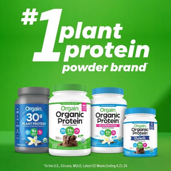 Orgain Sport Protein Powder Vanilla 2.01 lb (Packaging May Vary) - Image 8