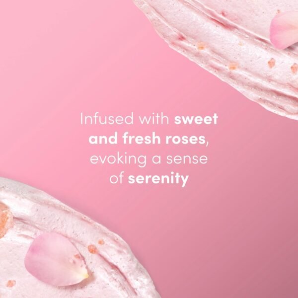 Dove Body Scrub Himalayan Salt & Rose Oil 3 Count for Visibly Silky-Smooth, Nourished Skin, with ¼ Moisturizing Cream, 10.5 oz - Image 6