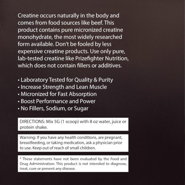 Creatine Monohydrate Unflavored | 300g | for Energy Production and Muscle Gain | Made in The USA - Image 4