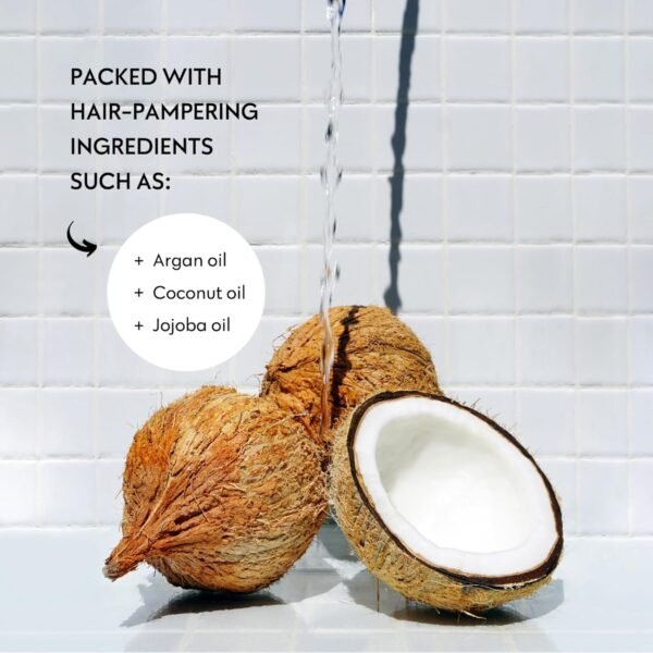 No nothing Hair Oil — Weightless Vegan Hair Serum for curly, frizzy, damaged or dry hair. Smoothing Anti frizz hair care control products. Paraben and sulfate free, fragrance-free - Image 4