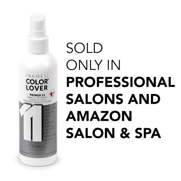 Framesi Color Lover Primer 11 Leave In Conditioner, 8.5 fl oz, Heat Protectant Spray for Hair, Color Treated Hair - Image 6