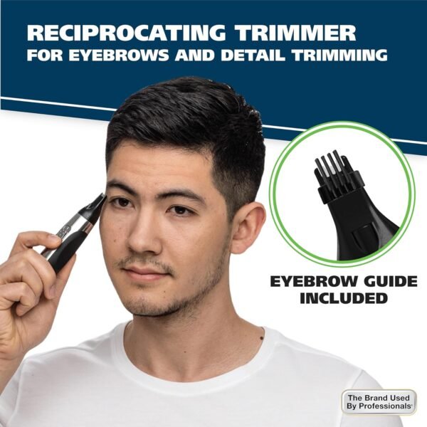 Wahl Lighted Battery Nose Hair Trimmer for Men & Women. Painless, Easy to See Nose, Ear, and Eyebrow Trimming with Built in Light, Battery Included. – Model 3023283 - Image 5