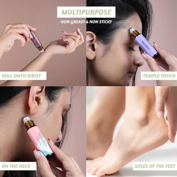 Folkulture Roll On Perfume Set of 3, Essential Oil Roller Blends or Pheromone Perfumes for Women for Fragrance, Fragrance Oil Roll On, Wild Rose, Peony, Fig Tree - You've Got This - Image 6