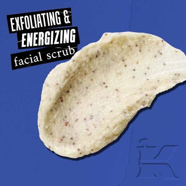 Kiehl's Facial Fuel Exfoliating Face Scrub, Facial Cleanser for Men, Smooths Skin & Removes Dead Skin, Dirt & Oil, Helps Soften Tough Facial Hair, with Caffeine, Menthol, Vitamin E & Citrus Extracts - Image 3