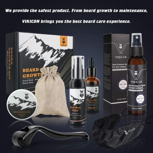 VIKICON Shield Heat Protectant Spray - Blend Prevents Damage & Breakage for Hair and Beard - Image 8