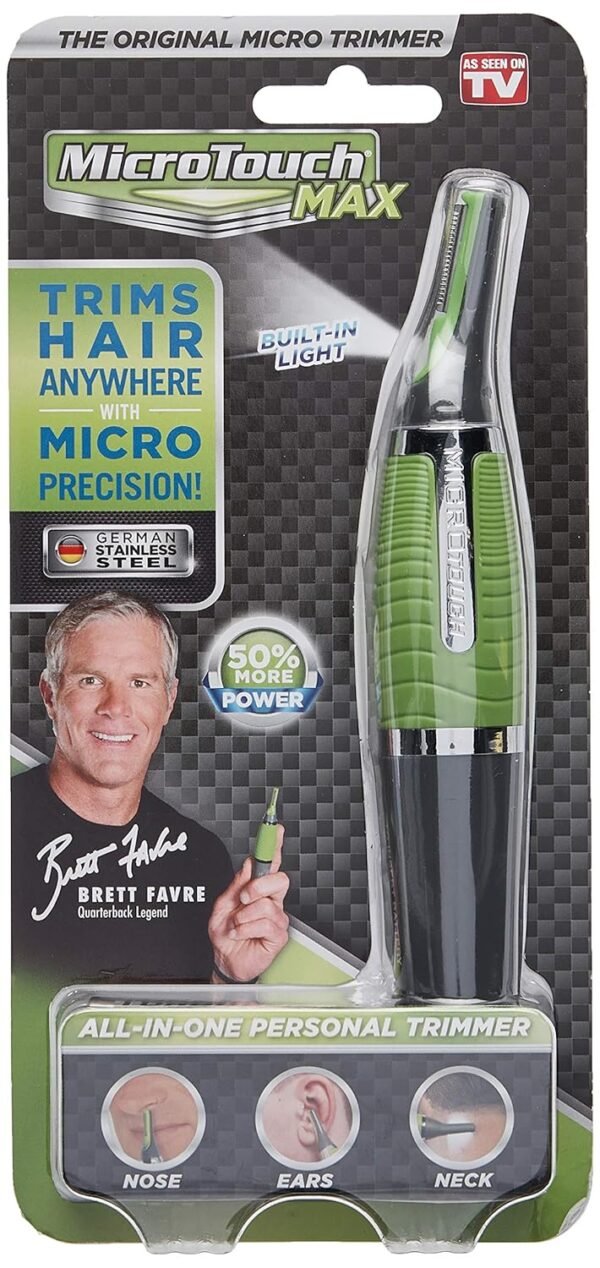 Micro Touch MAX Hair Trimmer, Green - Image 3