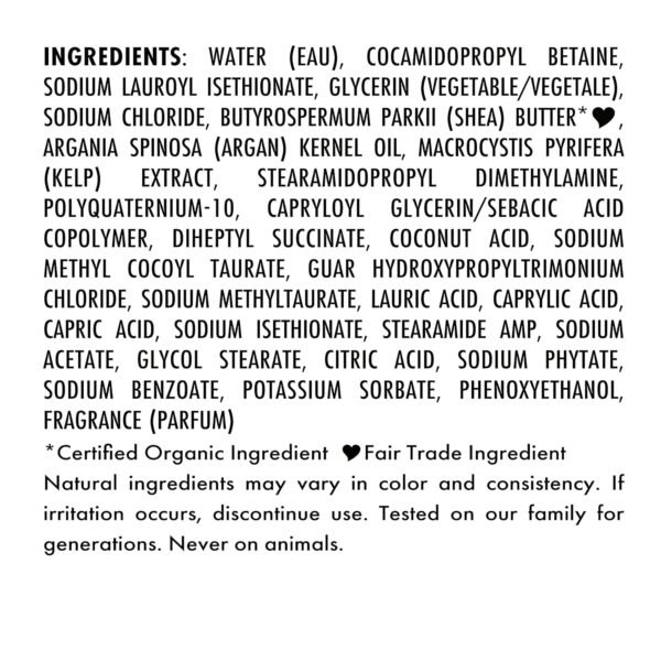 Shea Moisture Raw Shea Butter Shampoo and Conditioner Set, Deep Moisturizing with Sea Kelp & Argan Oil, Sulfate Free & Silicone Free, Curly Hair Products, Family Size, 13 Fl Oz (Pack of 2) - Image 10