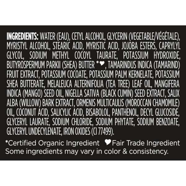 SheaMoisture Facial Wash and Scrub African Black Soap for Blemish Prone Skin to Clarify Skin 4 oz - Image 9