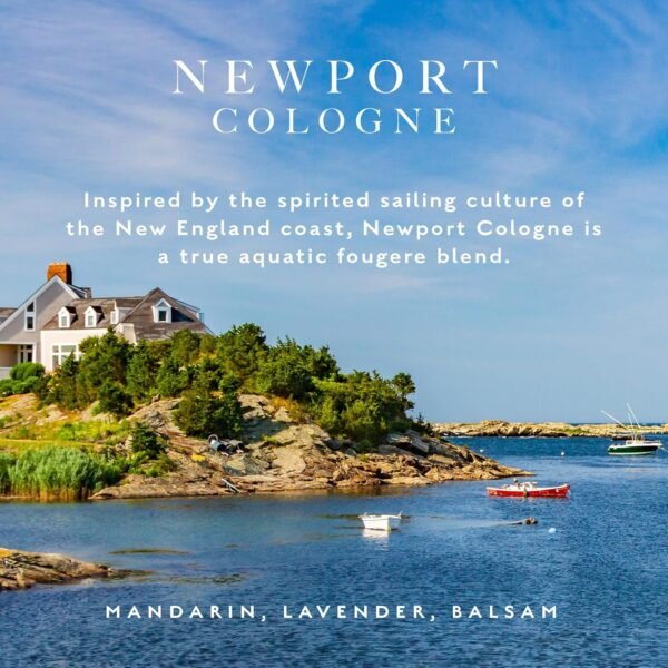 Caswell-Massey Newport Gold Cap Cologne, Men’s Cologne with an Original American Seaside Cologne, Fresh, Cool & Ocean-Inspired, 3 Fl Oz - Image 3