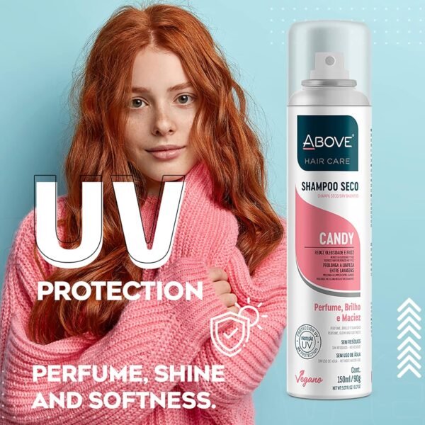 ABOVE Dry Shampoo, Candy, 3.17 oz - Volumizing Shampoo - Absorbs Excess Oil - With Red Fruits and Marshmallow Notes - Paraben and Benzene Free - Image 4
