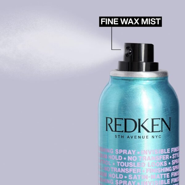 Redken Spray Wax Invisible Texture Mist | High Impact Finishing Spray-Wax | Adds Volumizing Body, Dimension & Tames Flyaways | Medium Control |For All Hair Types - Image 10