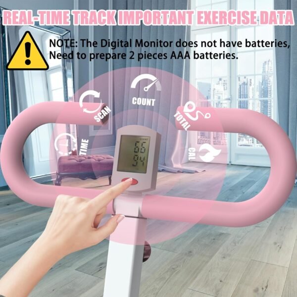 Squat Machine for Home, Squat Ride / Rowing Machine with Adjustable Resistance, Foldable Exercise Equipment, Glute & Leg Cardio Workout Machine - Image 5