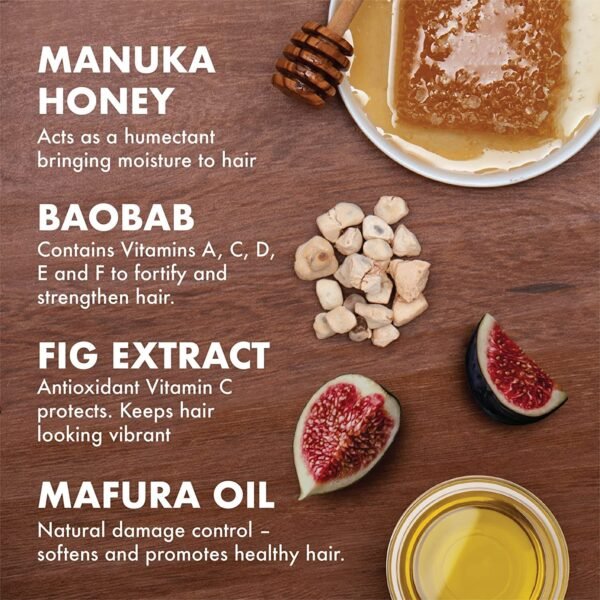 SheaMoisture Hair Mask Moisturizer, Manuka Honey & Mafura Oil, Intensive Hydration Hair Masque, Curly Hair Products, Coconut Oil, Organic Shea Butter, African Rock Fig & Baobab Oil (2 Pack-12 Oz Ea) - Image 10