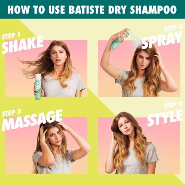 Batiste Dry Shampoo, Tropical Fragrance, 6.73 fl. oz. (Pack of 3) - Image 7