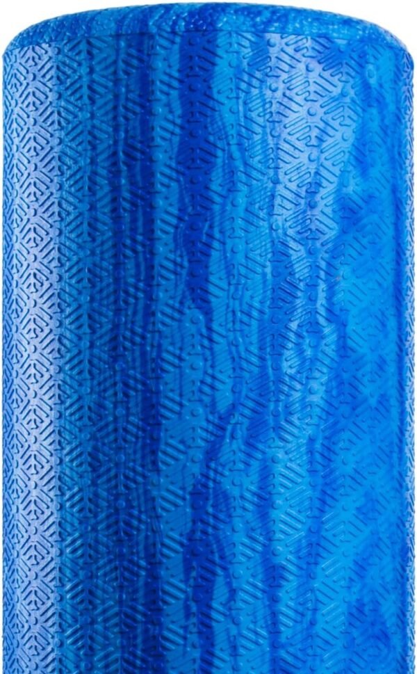 OPTP PRO-ROLLER Soft Density Foam Roller - Professional 18 Inch Foam Roller for Massage; Short Foam Roller and Physical Therapy Roller for Balance and Stability Training Exercises - Blue 18” x 6” - Image 6