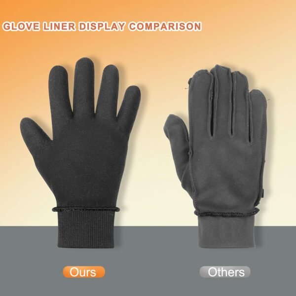 ihuan Winter Gloves for Men Women Waterproof Running Cycling for Cold Weather, Thermal Warm Windproof Material and Touch Screen Finger for Skiing Snow Driving Snowboarding - Image 4