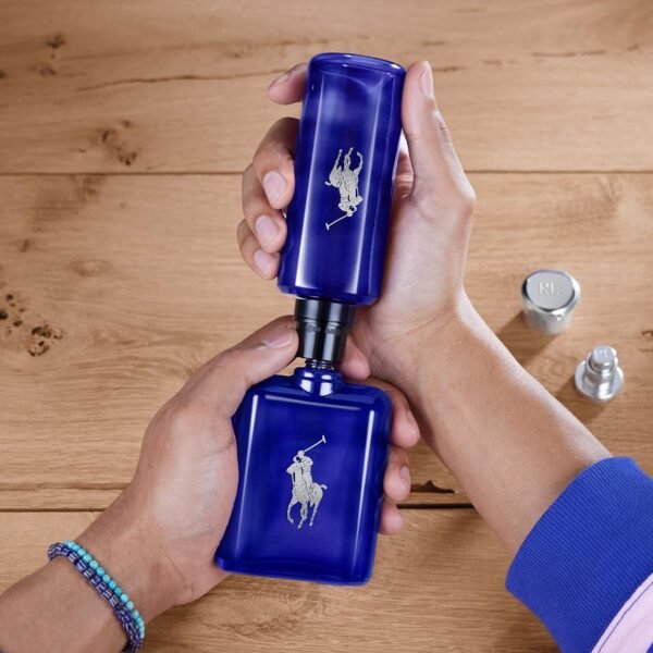 RALPH LAUREN FRAGRANCES - Polo Blue - Eau de Toilette - Men's Cologne - Refillable Cologne Set - With Citrus, Sage, and Suede - 2.5 Fl Oz Bottle & 5.1 Fl Oz Refill - Image 7
