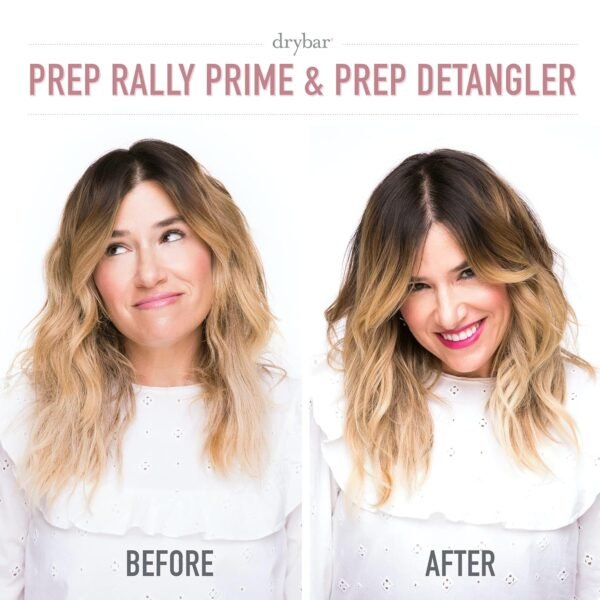 Drybar Prep Rally Prime & Prep Detangler | Nourishes Hair, Detangles with Ease, Leaves Hair Soft & Manageable, Protects Hair, Cruelty Free - Image 6