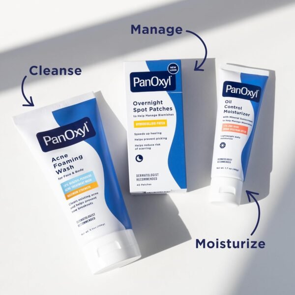 PanOxyl Acne Foaming Wash Benzoyl Peroxide 10% Maximum Strength Antimicrobial, 5.5 Oz - Image 10