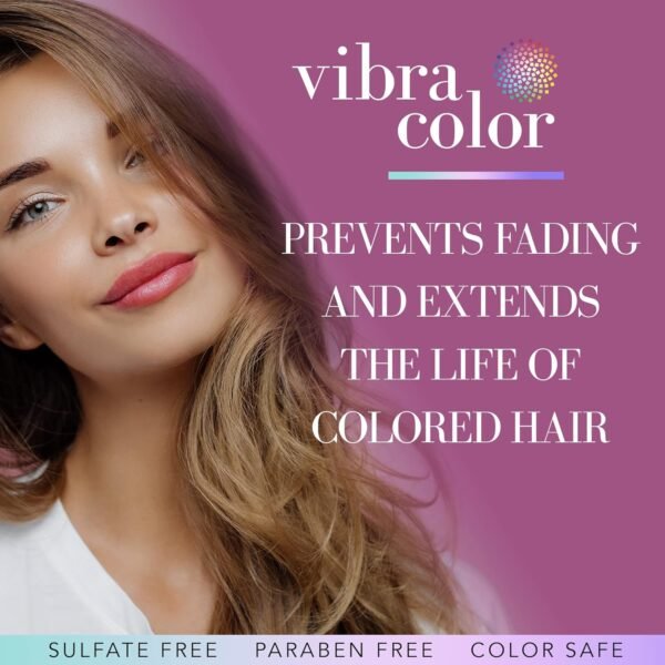 Brocato Vibracolor Color Last Shampoo (32 Oz. Shampoo + Conditioner Duo) | Color Safe for Color Treated Hair - Prevents Fading & Extends the Life & Brilliance of Hair, Contains No Sulfate or Parabens - Image 3