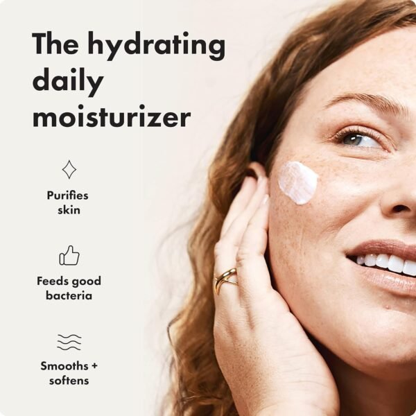 Clear Collective Clarifying Prebiotic Moisturizer from Hero Cosmetics - Hydrating Daily Face Moisturizer to Purify, Smooth and Soften Skin (2.36 fl oz) - Image 3