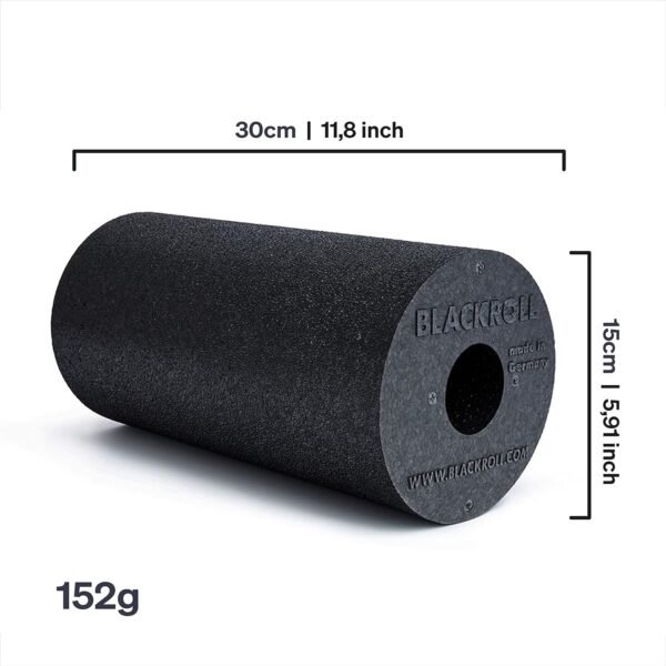 BLACKROLL - Standard Foam Roller - Myofascial Trigger Point Release, Back Massage, Perfect for Yoga, Home Workouts, Muscle Recovery, Black - Image 5