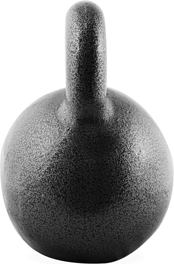 WF Athletic Supply Hammerstone Painted Cast Iron Kettlebells, Home & Gym Equipment, Great for Strength Training, Full Body Workout & Crossfit Training, Color & Size Options Available in 10-80 Pounds - Image 4