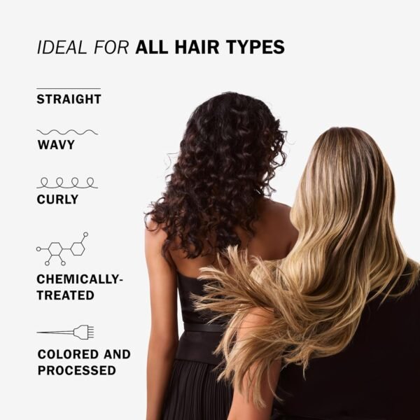 TRUSS Net Hair Mask - Deep Conditioning Treatment + Hair Repair Mask for Curly Hair - Detangle + Hydrate Curls while Soothing Damage - Anti Frizz + Humidity Blocking (15.87 oz) - Image 6
