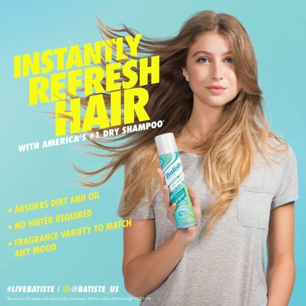 Batiste Dry Shampoo, Tropical Fragrance, 6.73 fl. oz. (Pack of 3) - Image 6